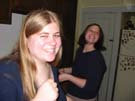 Emily & Susan in the kitchen